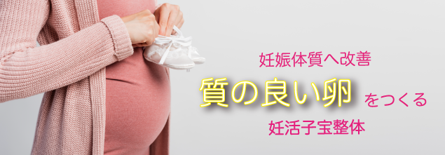 妊娠体質へ改善　質の良い卵をつくる妊活子宝整体